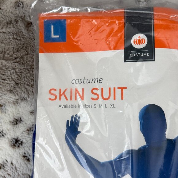 NWT! Men's Skin Suit costume large Blue Man Group creepy ghost Halloween party - Picture 9 of 10